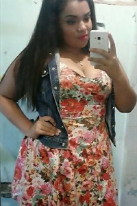 A massive chick happily embracing her kinks in a absorbs lingerie